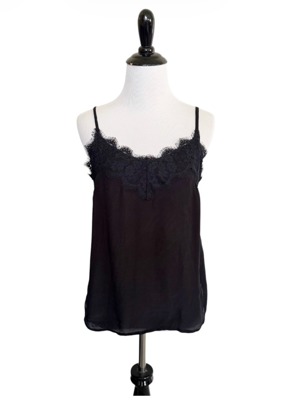 Abercrombie & Fitch Black Lace Cami XS